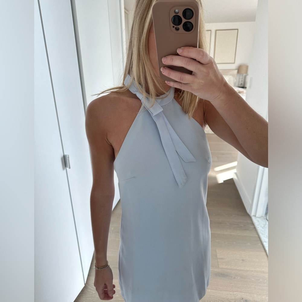 High Neck halter dress